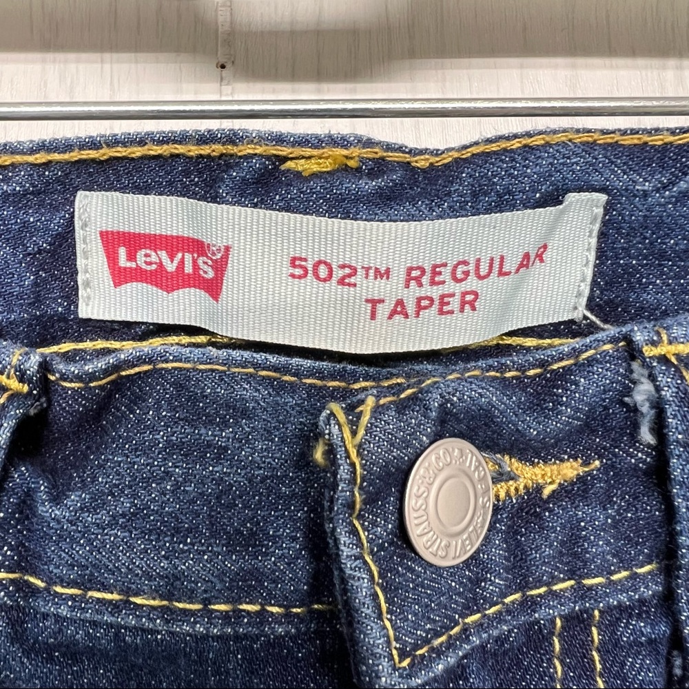 LEVIS 502 Regular Taper W25 L25 Distressed Jeans - Picture 5 of 10
